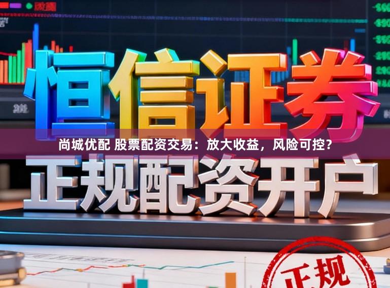 尚城优配 股票配资交易:放大收益,风险可控?