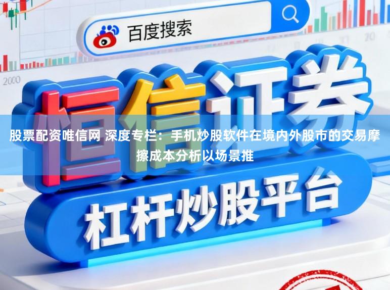 股票配资唯信网 深度专栏:手机炒股软件在境内外股市的交易摩擦成本分析以场景推