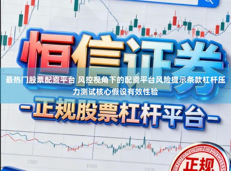 最热门股票配资平台 风控视角下的配资平台风险提示条款杠杆压力测试核心假设有效性验