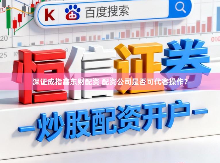 深证成指鑫东财配资 配资公司是否可代客操作？
